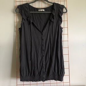 Old Navy | Grey Button-Down Tank